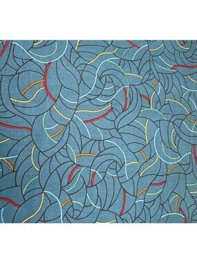 P&B Textiles Close To Home Cotton Fabric 24" x 44" Geometric Blue